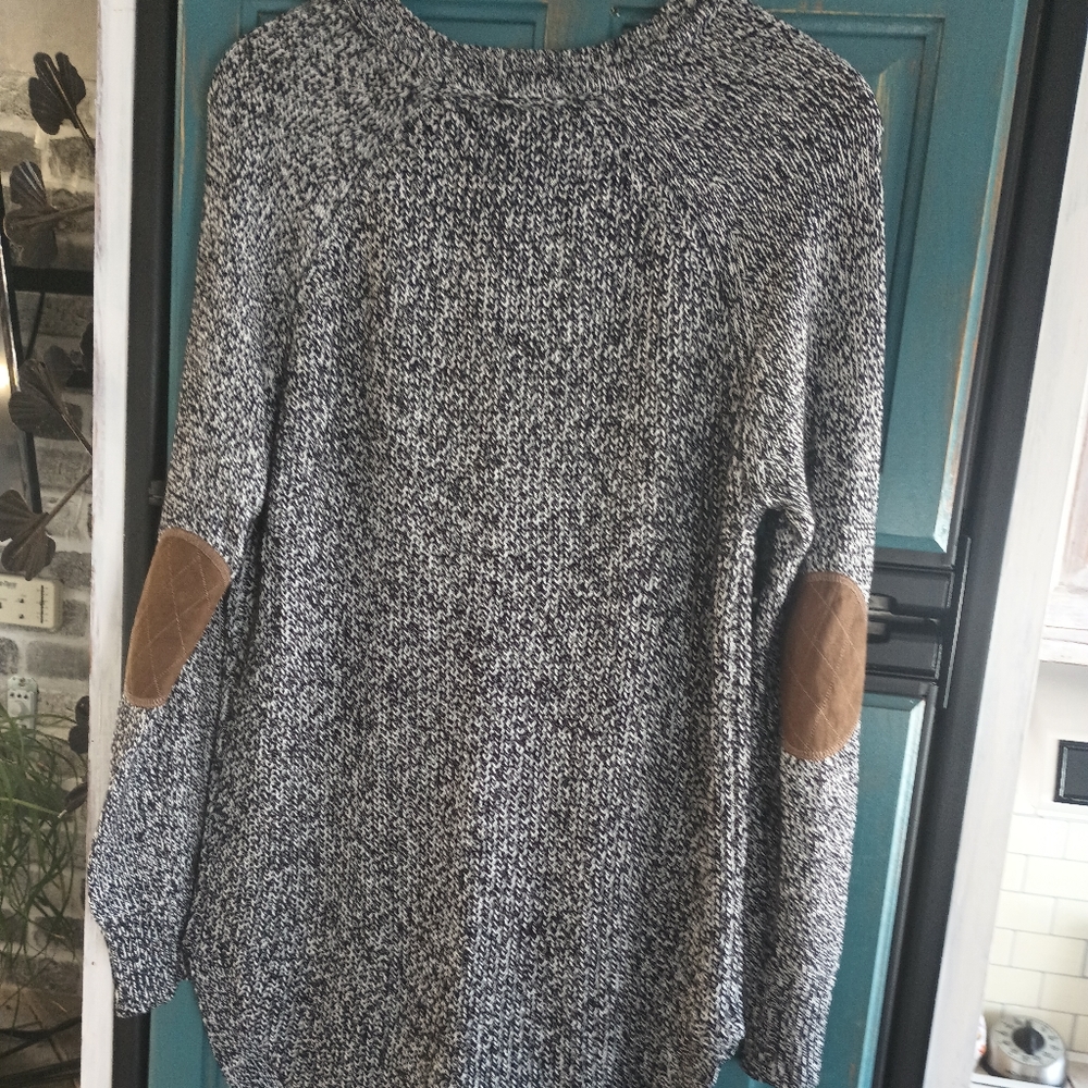 Soft salt and pepper sweater